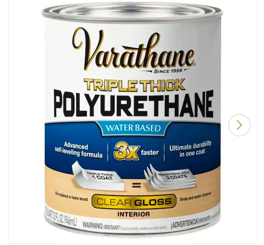 1 qt. Gloss Triple Thick Polyurethane - image 2