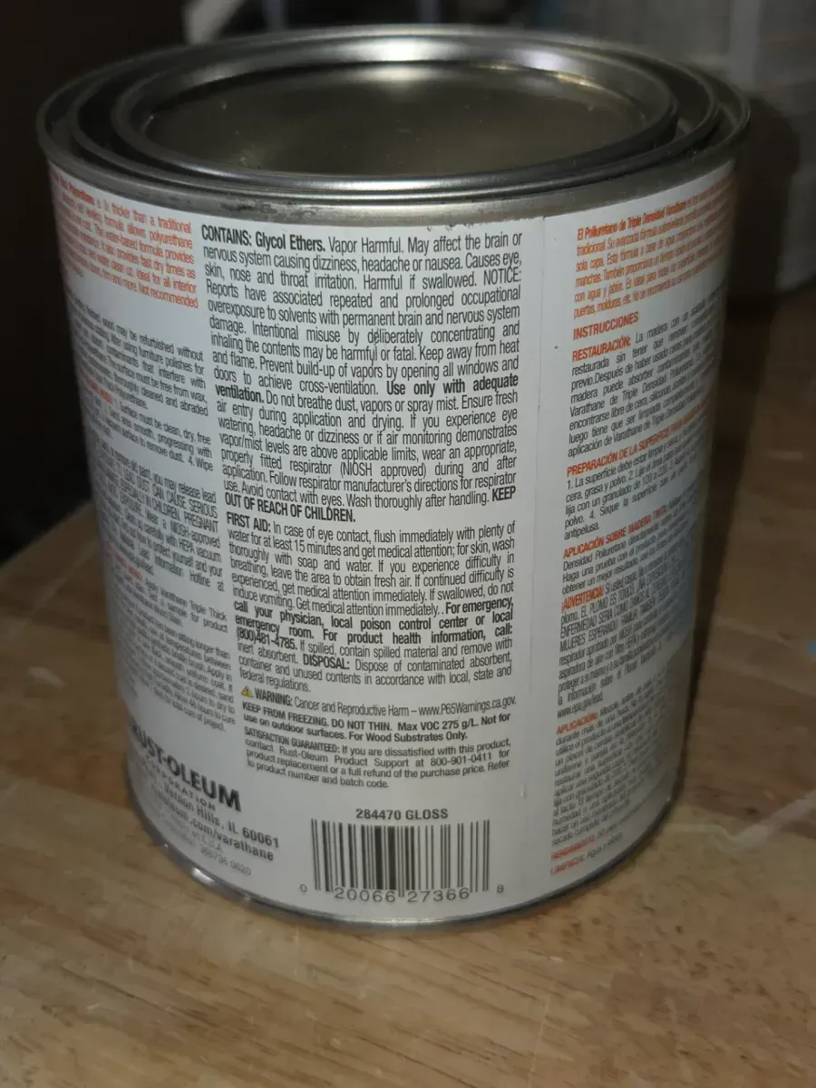 1 qt. Gloss Triple Thick Polyurethane - image 3