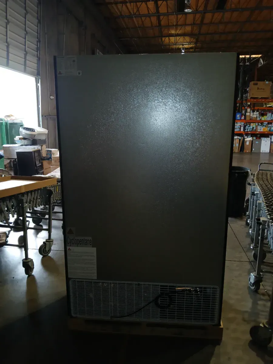 *** It has a dent on the bottom*** Commercial Merchandiser Refrigerator 26.69 Cu. Ft Double Glass Door Display 8 Adjustable Shelves 2025 Upgrade Black - image 6