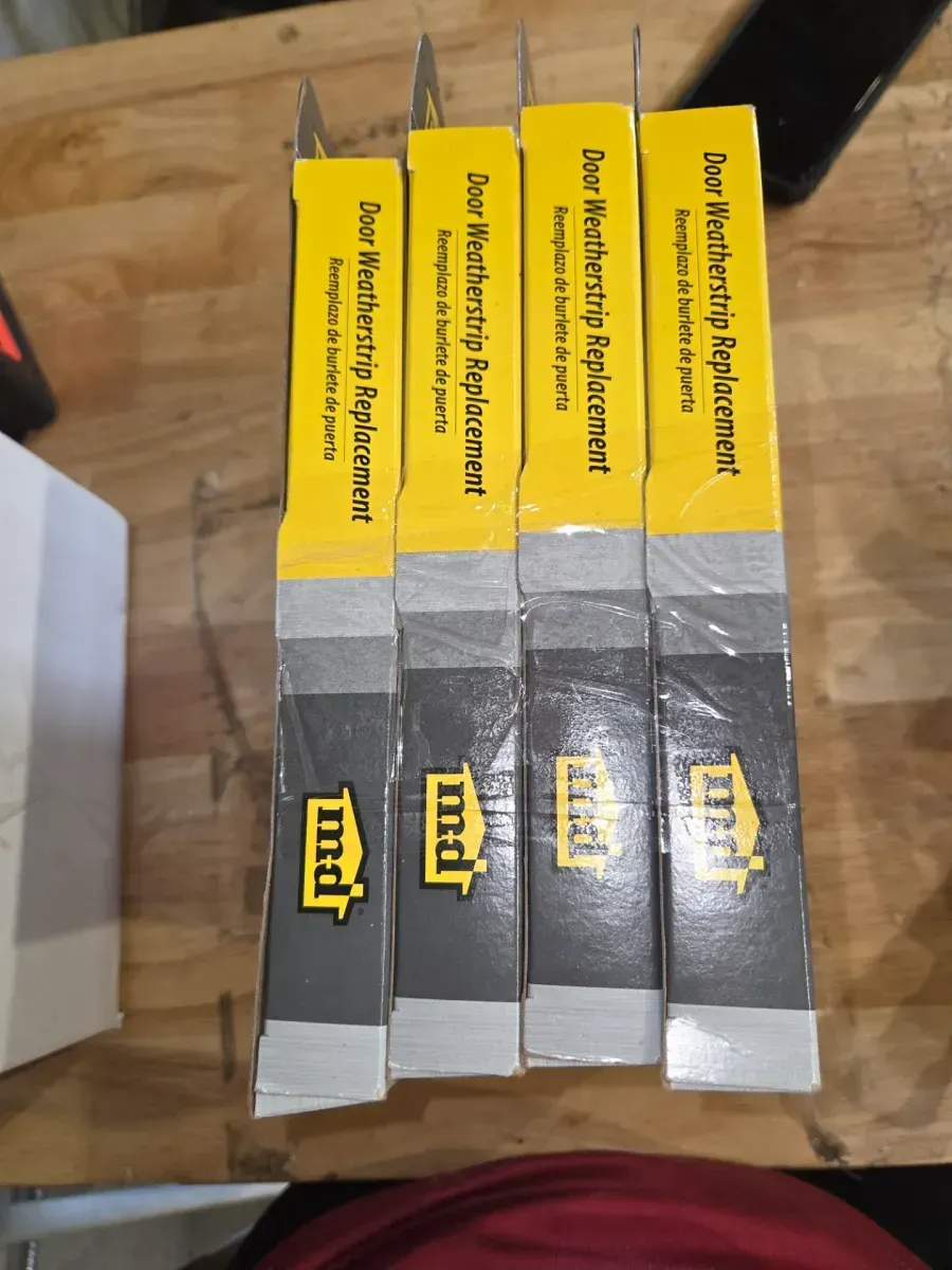 *** pack of 4***84 in. Platinum Brown Collection Door Weatherstrip Replacement - image 2