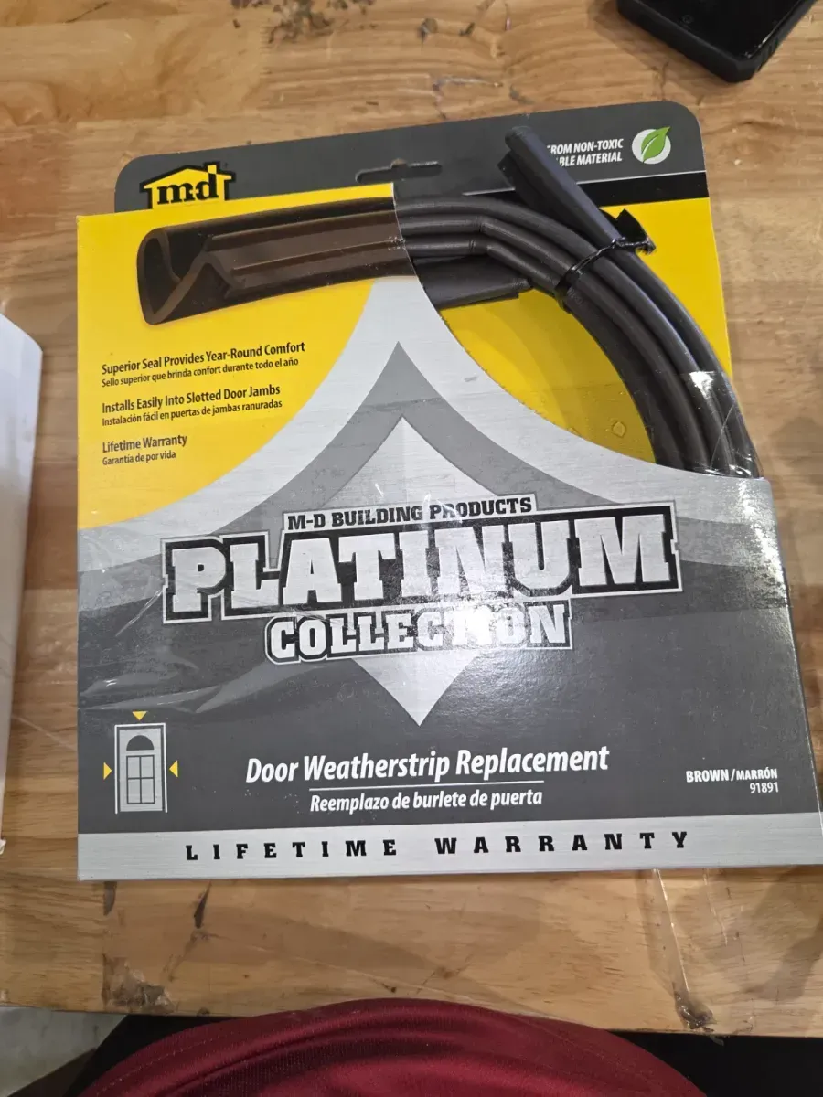 *** pack of 4***84 in. Platinum Brown Collection Door Weatherstrip Replacement - image 3