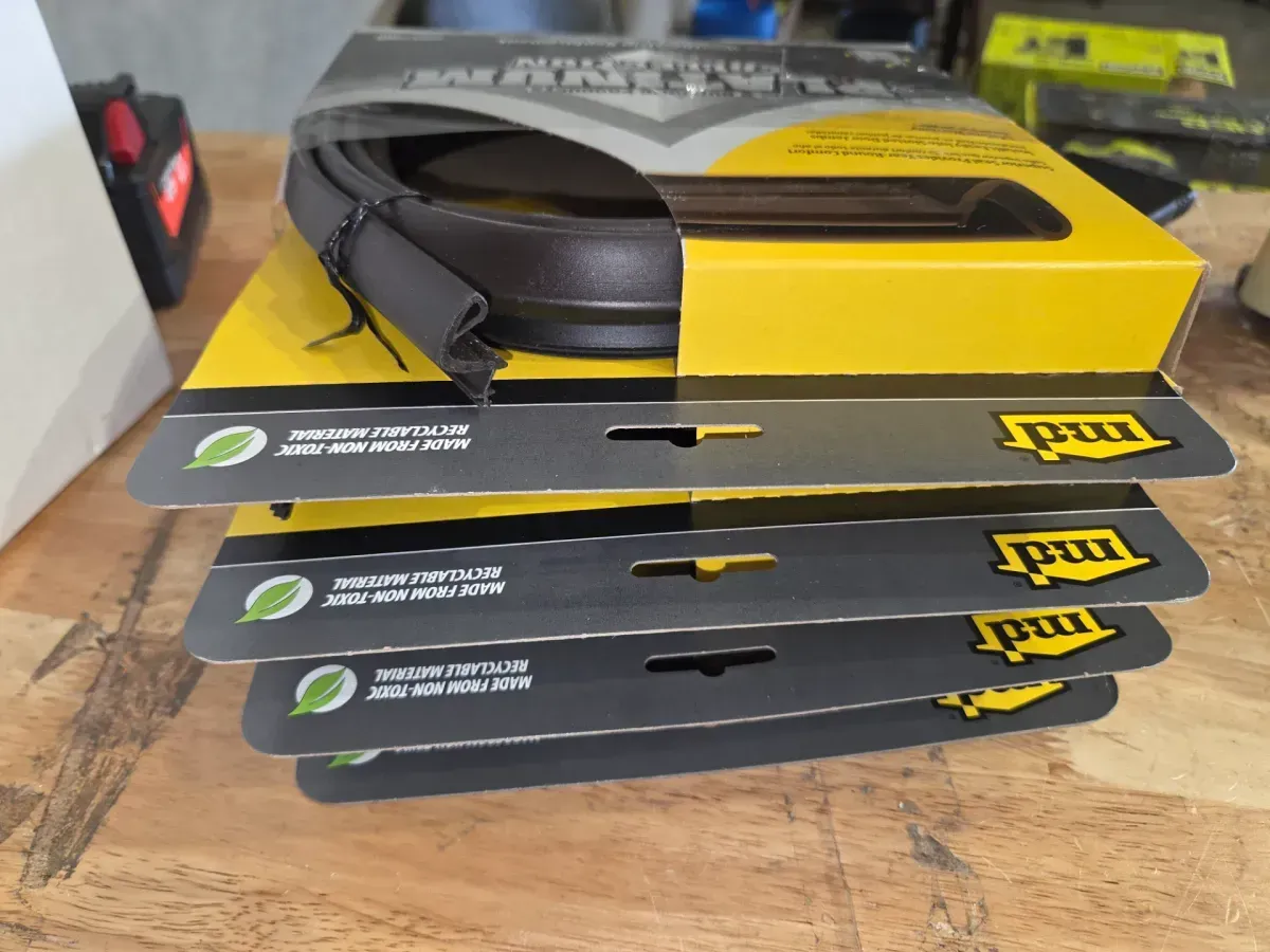 *** pack of 4***84 in. Platinum Brown Collection Door Weatherstrip Replacement - image 4