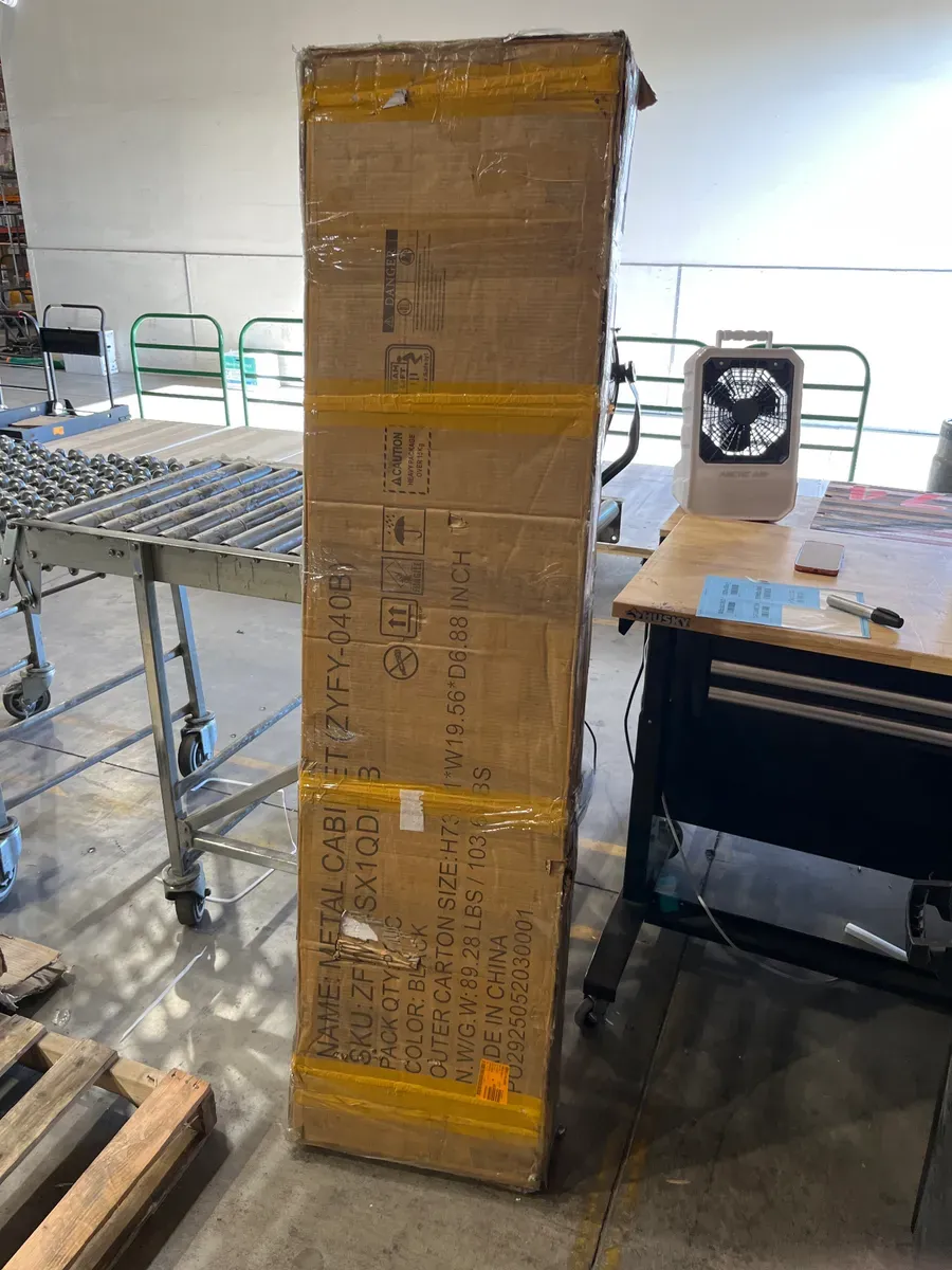 31.5 in. W x 71 in. H x 16 in. D Black Rolling Metal Freestanding Storage Cabinet with 5-Shelves, for Home,Office,Garage - image 5