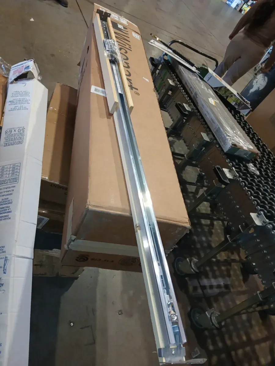 Soft Close and Open 1500 28 in. to 36 in. x 80 in. Steel Upright Universal Pocket Door Frame for 2 in. x 4 in. Stud Wall - image 2