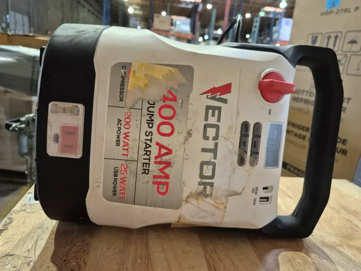 1400 Amp Jump Starter, Compressor, USB and AC Power - image 2