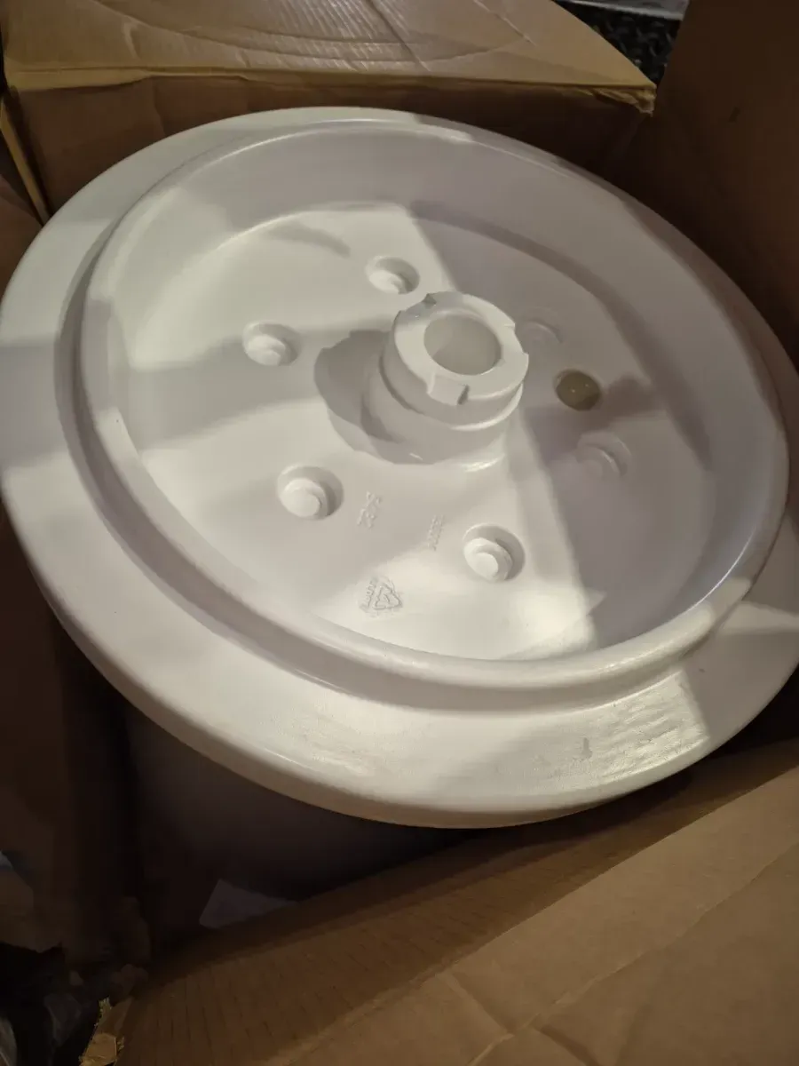 In-Pool Table with Umbrella Holder and Built-In Cooler for Tanning Ledge and Sun Shelf, Poolside Table, White - image 4