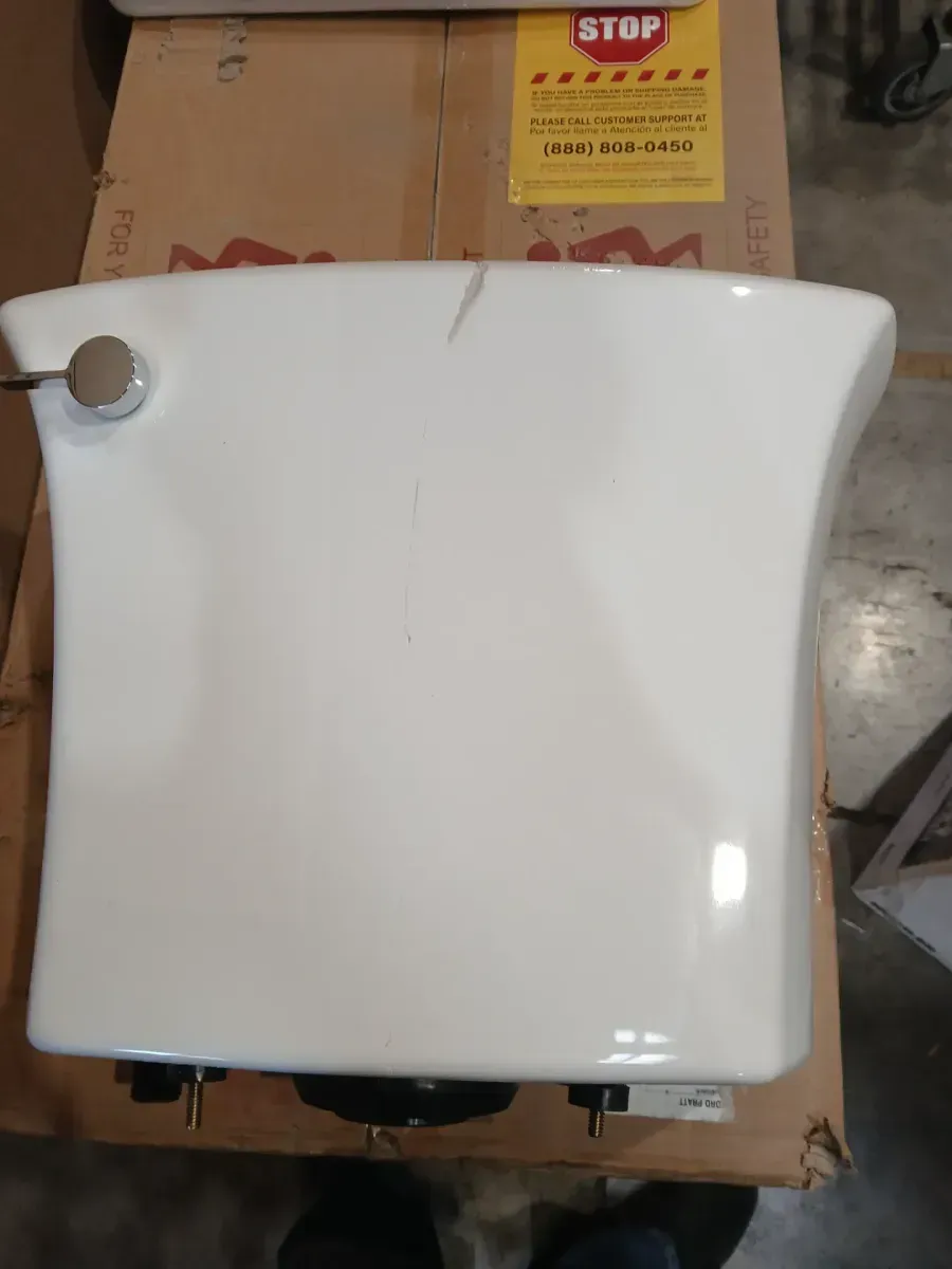 Highline Arc 12 in. Rough In 2-Piece 1.28 GFP Single Flush Round Chair Height Toilet in White with Soft Close Seat - image 4