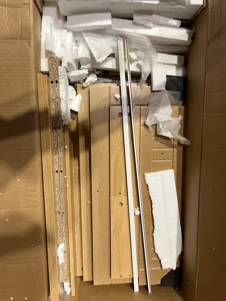 30 in. W x 72 in. H White Manufactured Wood Kitchen Pantry Cabinet with Motion Sensor Light and 180° Swing Doors - image 3