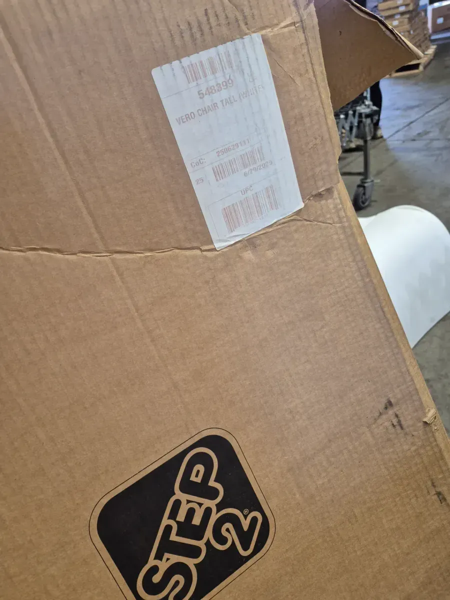 Vero Adirondack Plastic Pool Chair with Armrests, In-Pool Chair for Tanning Ledge, Sun and Baja Shelf Use, White - image 2