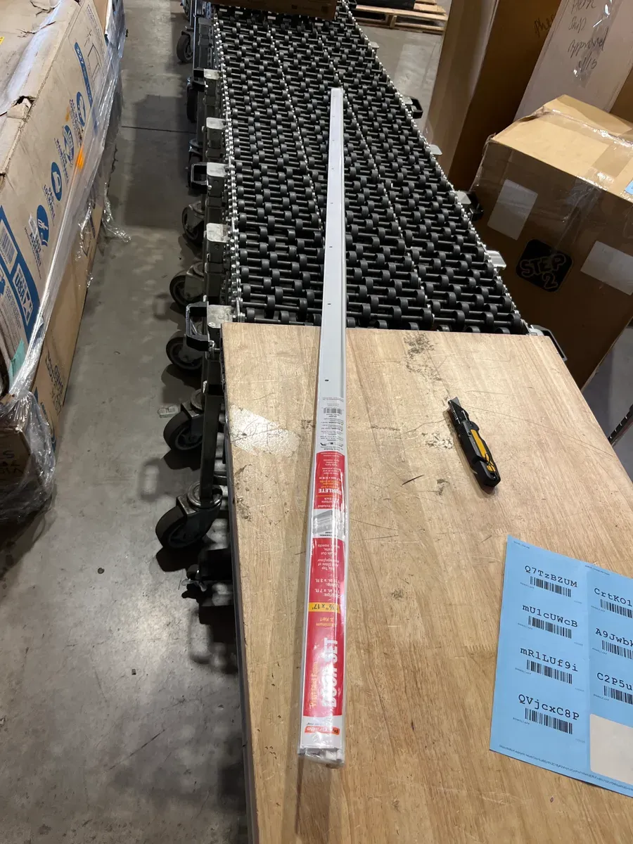 Aluminum/Kerfs Door Set in White - image 2