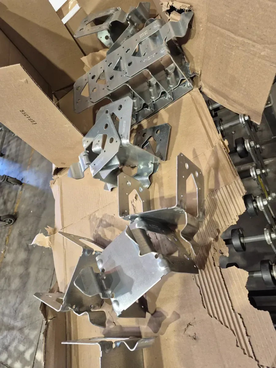 (Pack of 12 )PB ZMAX Galvanized Non-Standoff Post Base for 6x6 Nominal Lumber - image 3