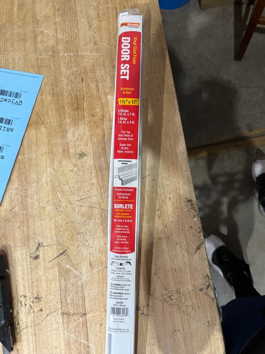 Aluminum/Kerfs Door Set in White - image 3