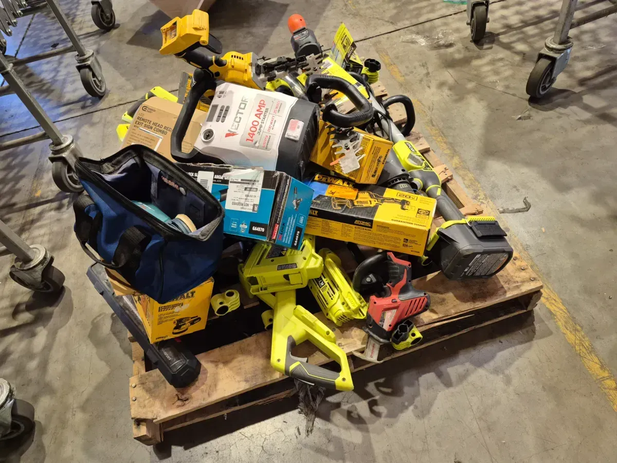 Pallet of 25 Non-functional tools Various brands - image 1