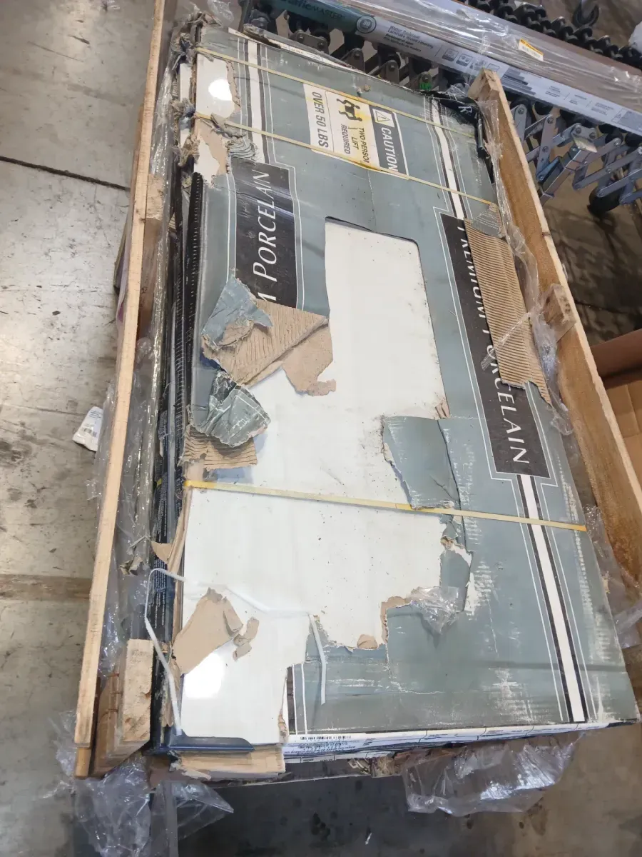 *** Pallet of 30 case (480 sq. ft./case ) *** Bianco Dolomite 24 in. x 48 in. Polished Porcelain Floor and Wall Tile (16 sq. ft./case ) - image 4