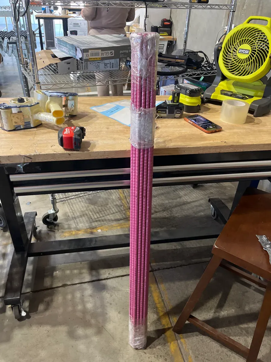 ***Pack of 25 Bar***PINKBAR+ 3/8 in. x 10 ft. #3 Fiberglass Rebar - image 2