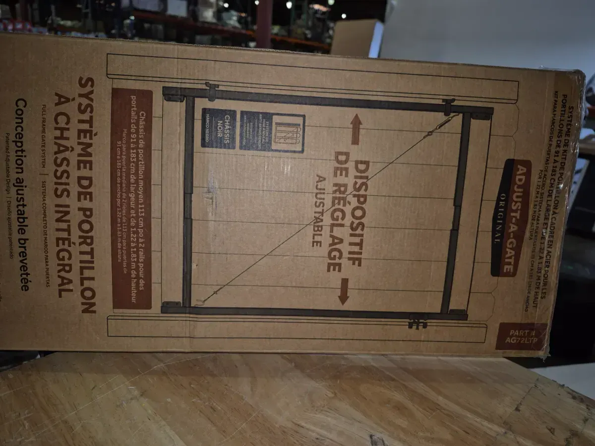 Adjust-a-Gate 36-72 in. W x 45 in. H Steel Gate Frame Kit, Original Medium Width Full Frame Gate Kit - image 3