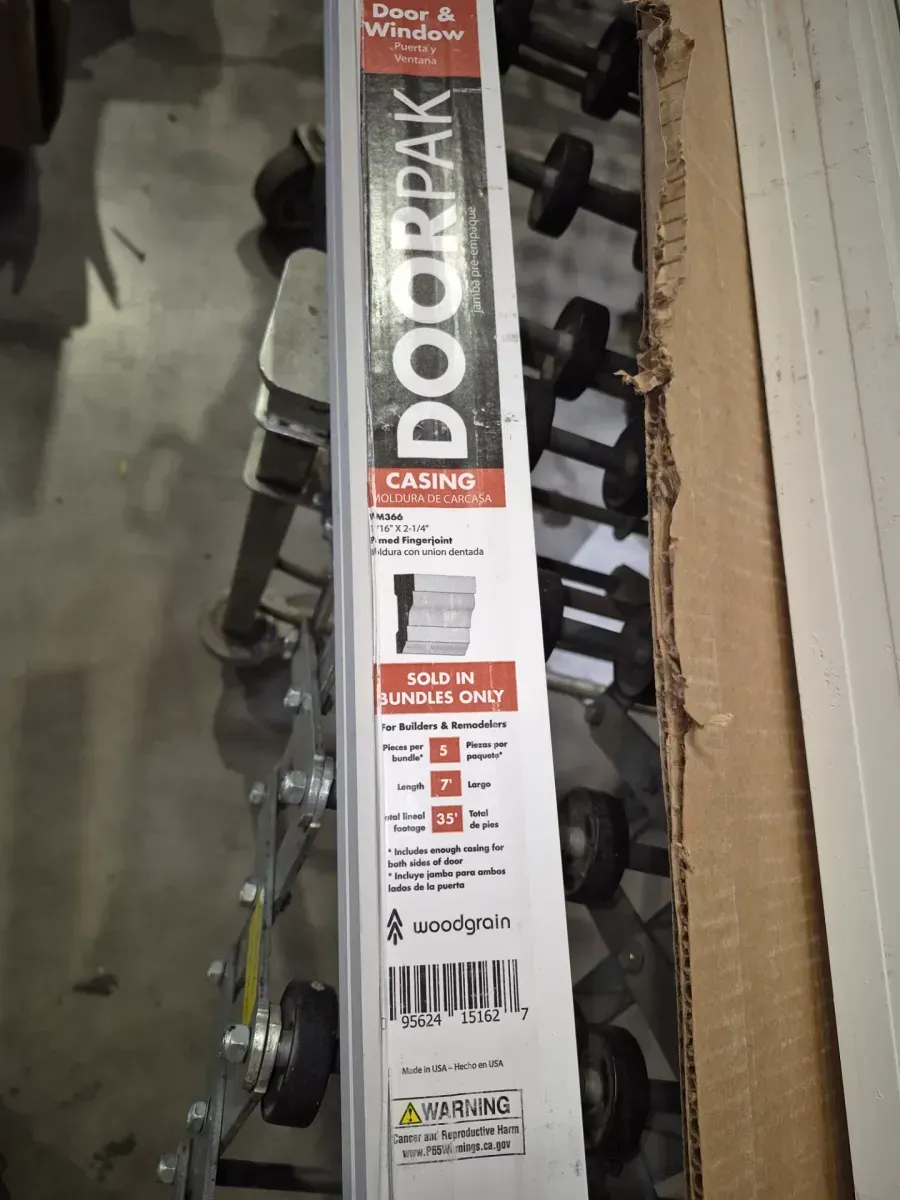 (Pack of 3 Pro Pack )366 11/16 in. x 2 1/4 in. x 84 in. Primed Finger Jointed Casing (5-Pack − 35 Total Linear Feet) - image 2