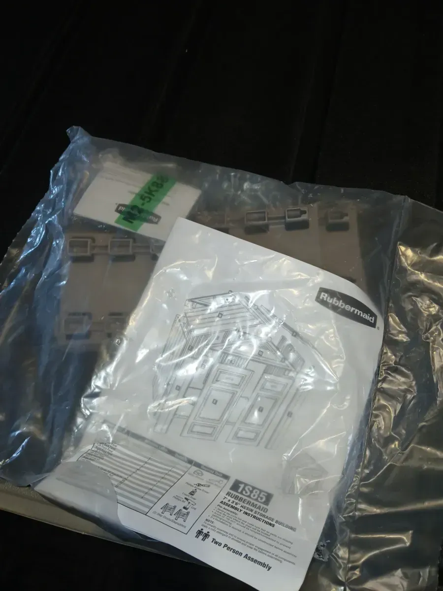 Rubbermaid Big Maximum Junior, 3 ft. 5 in. x 7 ft. W x 8 ft. D Plastic Storage Shed, 147 sq. ft. - image 2