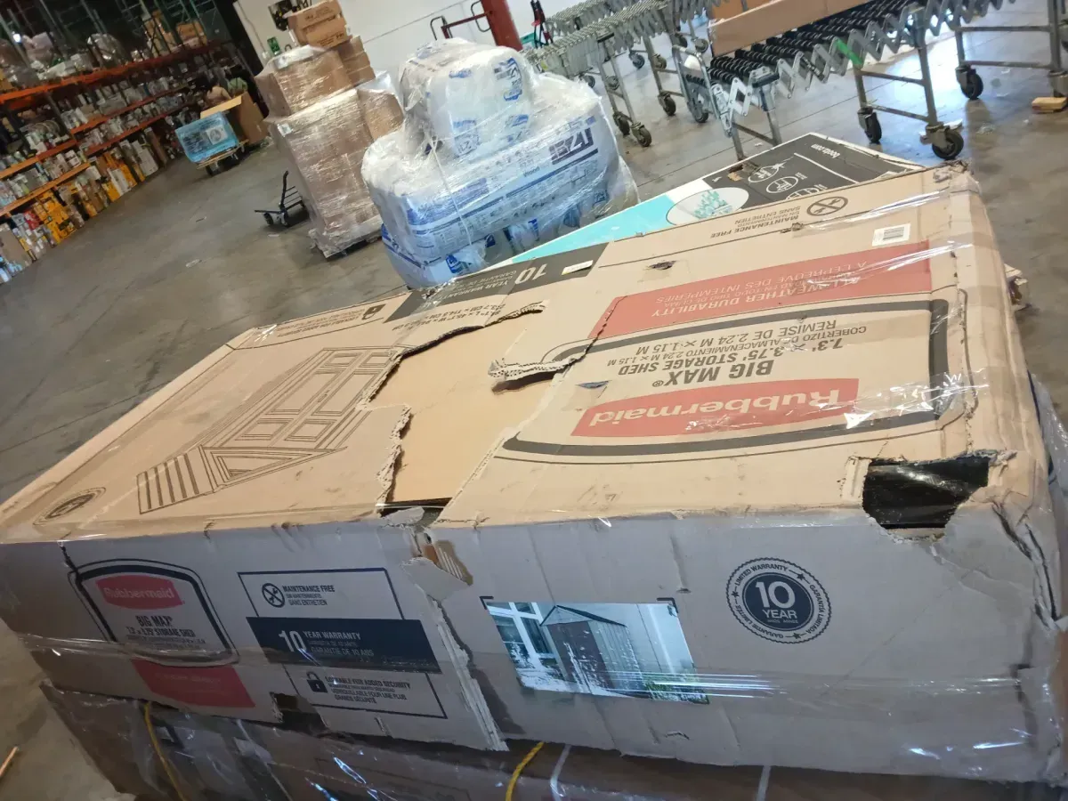 Rubbermaid Big Maximum Junior, 3 ft. 5 in. x 7 ft. W x 8 ft. D Plastic Storage Shed, 147 sq. ft. - image 6