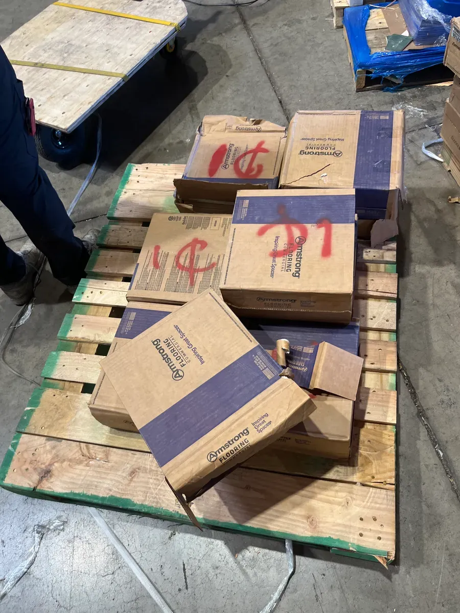 ***Pallet of 8 cases***(360 sq. ft./case )Civic Square VCT 12 in. x 12 in. Stone Tan Glue Down Commercial Vinyl Tile Flooring (45) - image 2