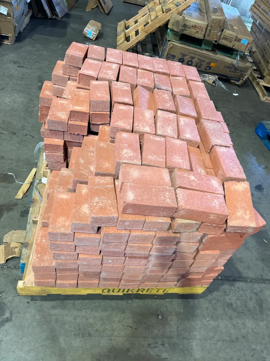 Holland 7.87 in. L x 3.94 in. W x 1.77 in. H Red Concrete Paver (672-Pieces/145 sq. ft./Pallet) - image 3
