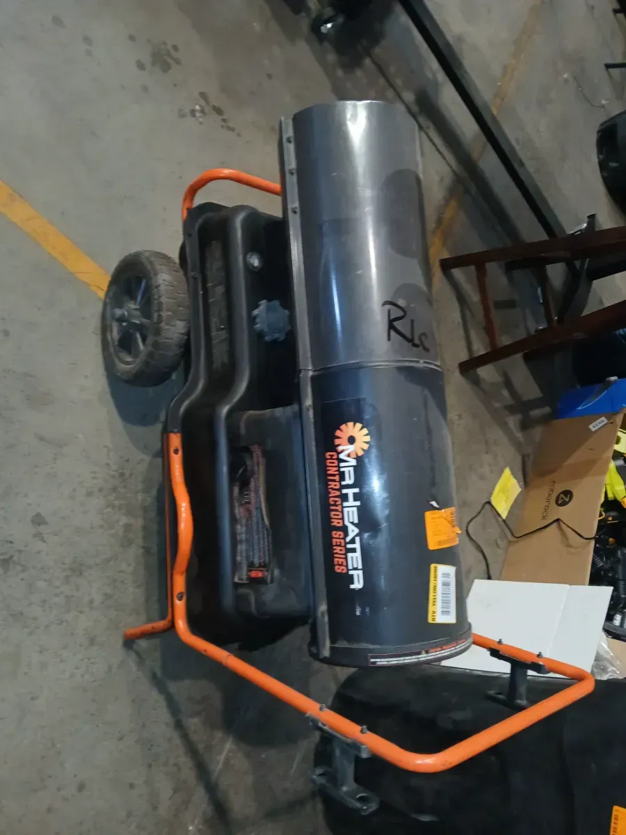 Contractor Series 140,000 BTU Black Forced Air Kerosene/Diesel Outdoor Space Heater with Thermostat - image 2