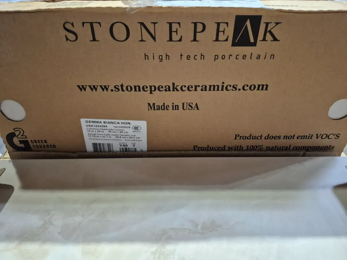 Pallet of 25 cases (387.5 sq. Ft. )Gemma 12 in. x 24 in. Honed Beige Onyx Porcelain Marble Look Tile (15.5 sq. ft. /case) - image 3