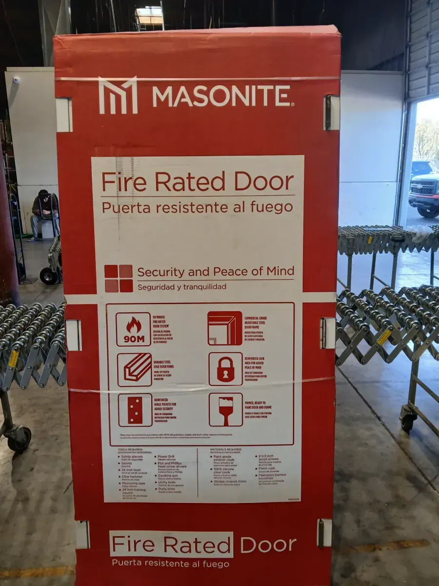 36 in. x 80 in. 6-Panel Primed Premium Steel Front Door Slab - image 5