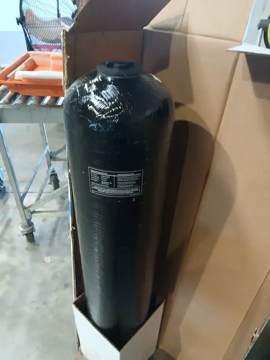 ***missing the top thing only 1 of 2 ** Harmony Series 48,000 Grain Electronic Metered Water Softener with Sediment and Carbon Pre-Filter - image 3