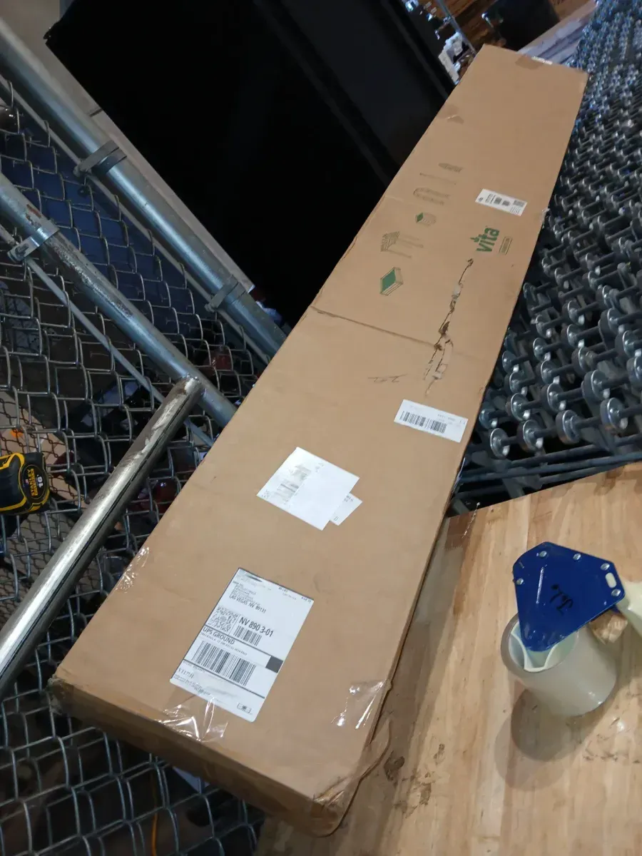 Modern 60 in. L x 84 in. H Cedar Wood Trellis, Golden Brown - image 5