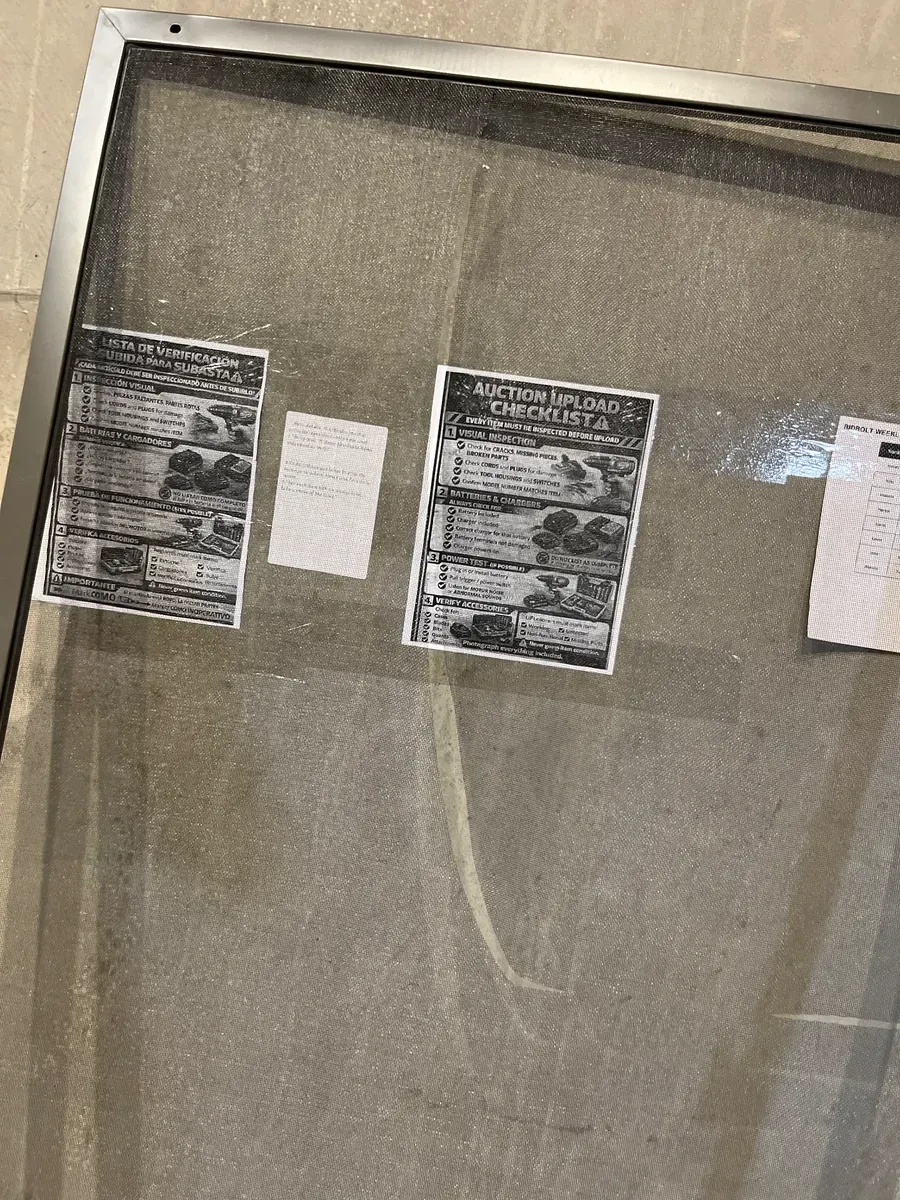 *** The mesh is damaged ***36 in. x 77 in. Adjustable Fit White Steel Sliding Patio Screen Door - image 4