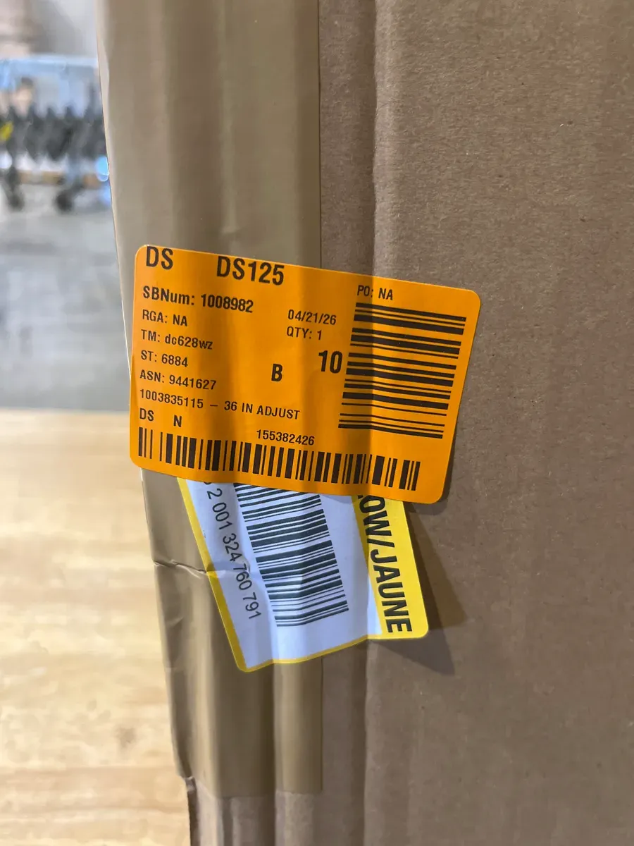 *** The mesh is damaged ***36 in. x 77 in. Adjustable Fit White Steel Sliding Patio Screen Door - image 5