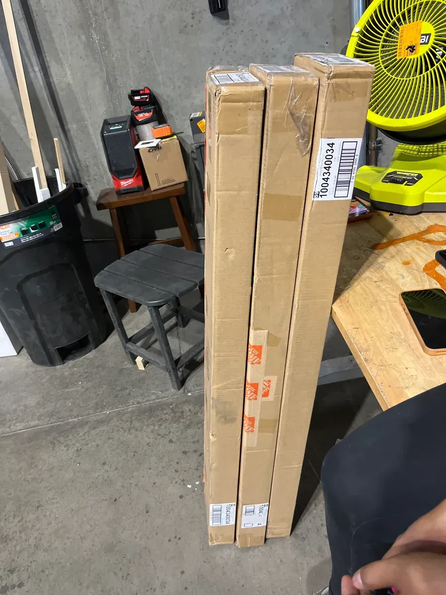 ***Pack of 3***White Cordless Faux Wood Blinds for Windows with 2 in. Slats - 42.5 in. W x 54 in. L (Actual Size 42 in. W x 54 in. L) - image 3