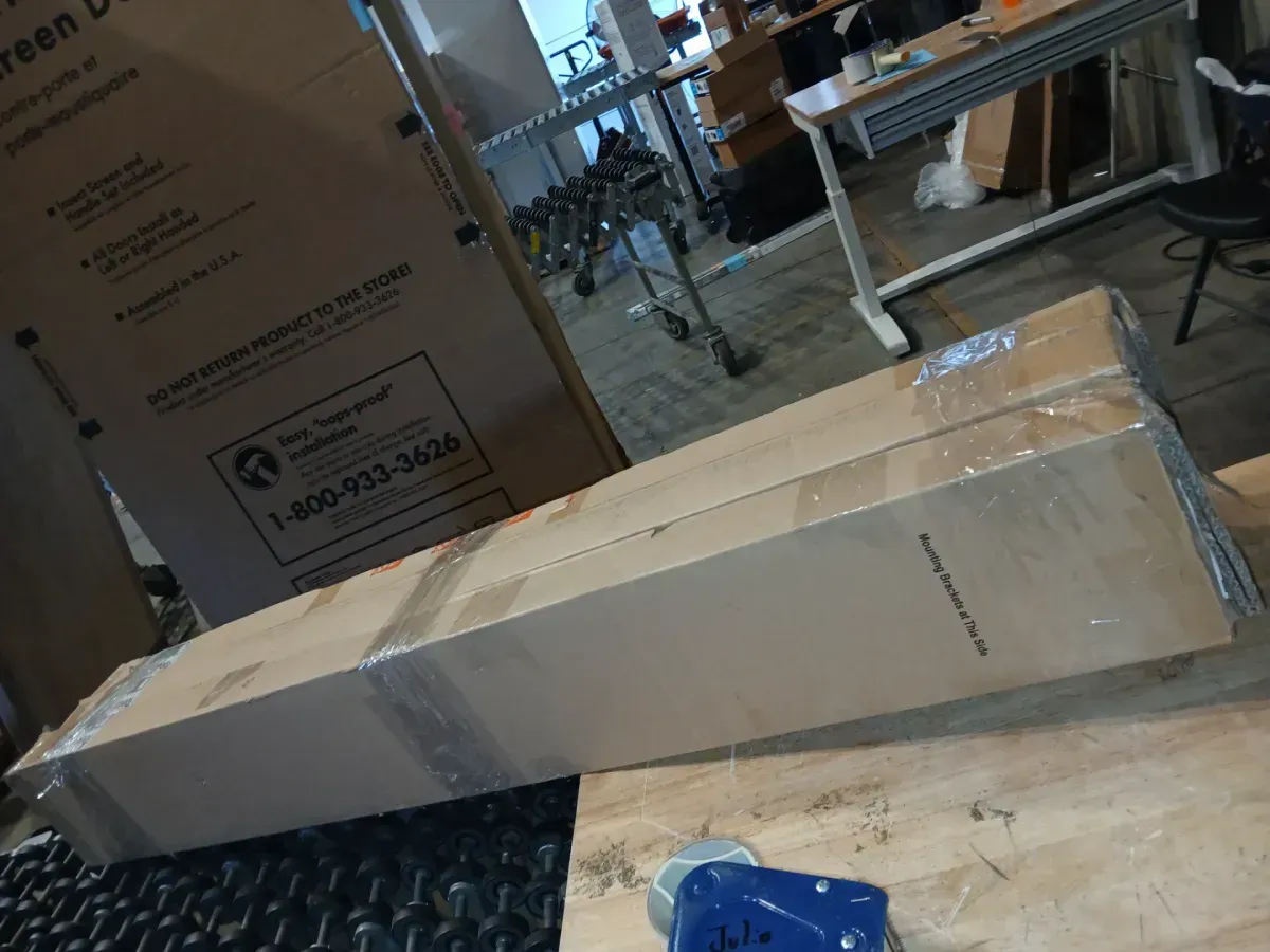 *** Pack of 3 *** White Cordless Faux Wood Blinds for Windows with 2 in. Slats - 48.5 in. W x 54 in. L (Actual Size 48 in. W x 54 in. L) - image 4