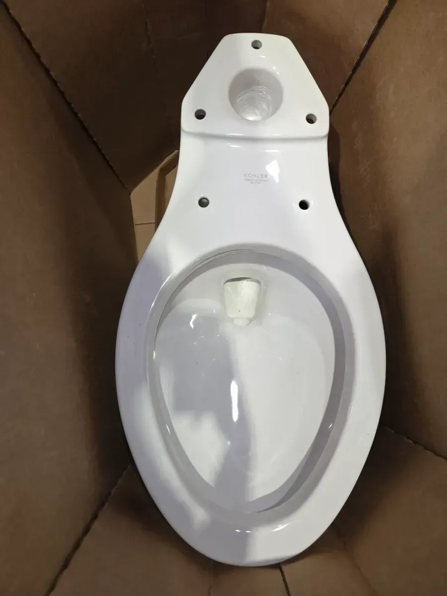 Purewash E525 Heated Bidet Seat and Joist 1.28 GPF Elongated Toilet Combo - image 2