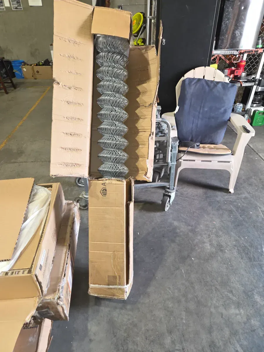 Galvanized Steel Chain Link Fence - Complete Kit - 5 x 50 ft. 11.5 AW Gauge - image 3