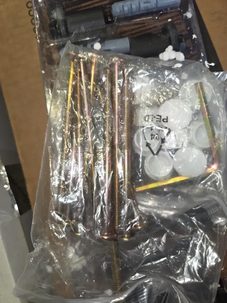 34 in. x 96 in. White Painted Composite MDF Paneled Interior Sliding Barn Door with Hardware Kit - image 8