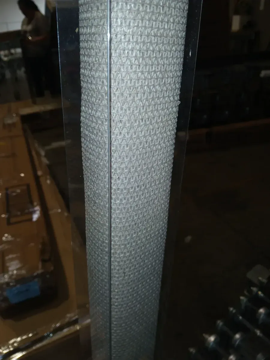 Oatmeal Cordless Light Filtering Fade Resistant Fabric Exterior Roller Shade 96 in. W x 72 in. L - image 4