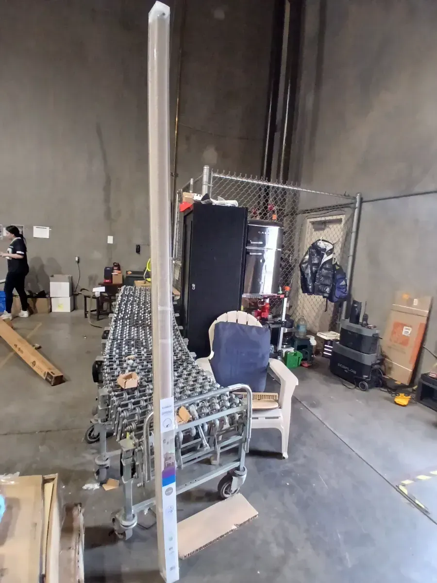 Oatmeal Cordless Light Filtering Fade Resistant Fabric Exterior Roller Shade 96 in. W x 72 in. L - image 4