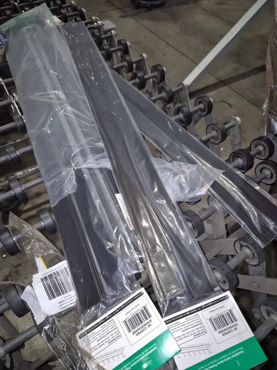 (Pack of 6 )1/8 in. x 36 in. Bug Sweep Copper for Doors - image 3