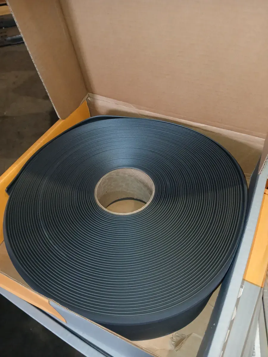 *** Pack of 5 *** 700 Series Black Brown 4 in. W x 1/8 in. T x 120 ft. L Thermoplastic Rubber Wall Cove Base Coil - image 3
