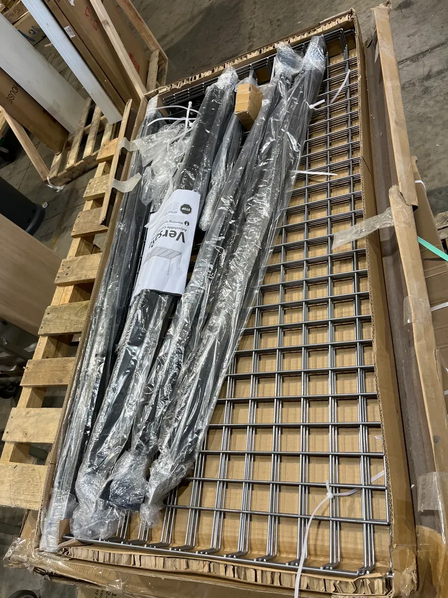 VersaRac Gray Adjustable Steel Overhead Garage Storage Rack (48 in W x 96 in D) - image 2