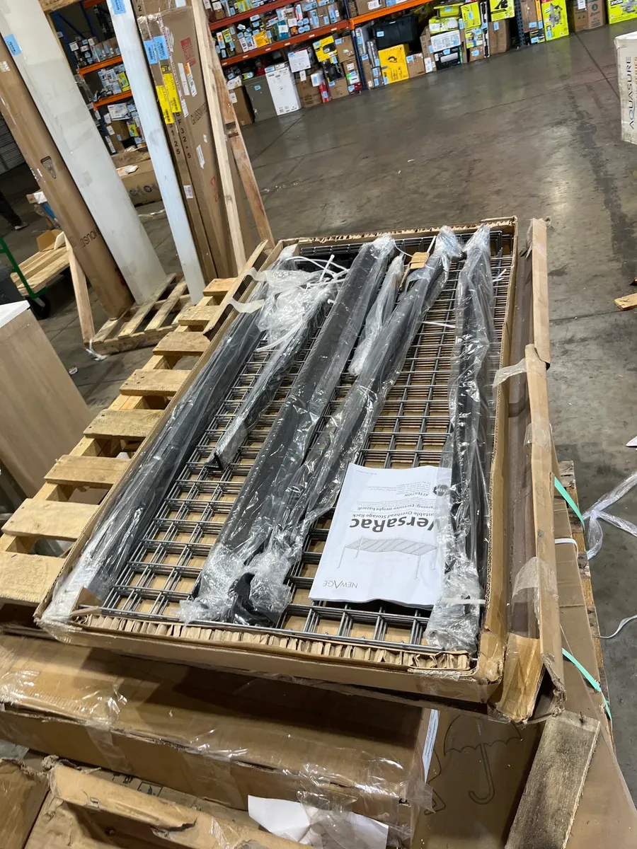 VersaRac Gray Adjustable Steel Overhead Garage Storage Rack (48 in W x 96 in D) - image 4