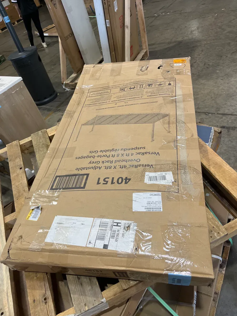 VersaRac Gray Adjustable Steel Overhead Garage Storage Rack (48 in W x 96 in D) - image 5