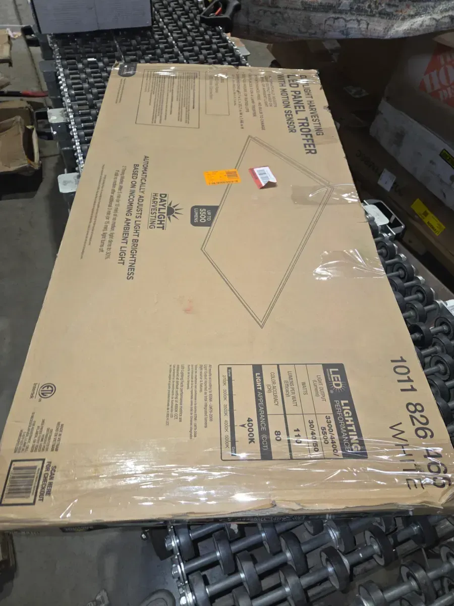 2 ft. x 4 ft. Daylight Harvesting LED Panel Light Troffer w/ Motion Sensor Adjustable CCT Lumens Watts 120-277V Dimmable - image 4