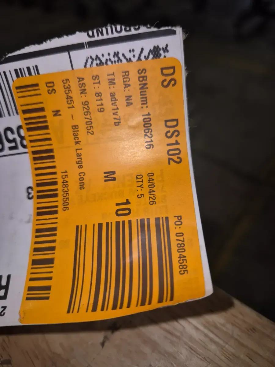 (Pack of 5 ) Black Large Concrete Mixing Tub - image 2