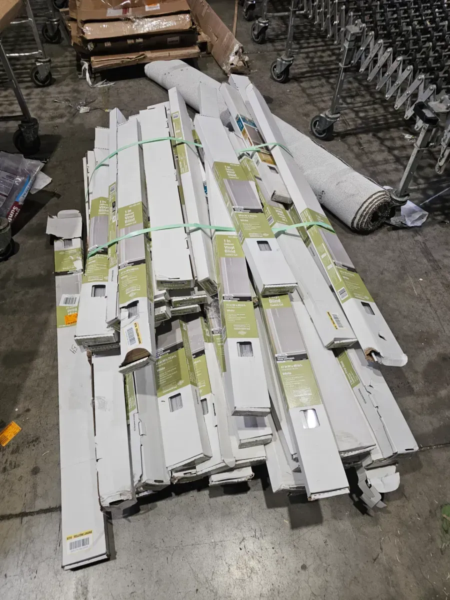 Cut-to-Width White Cordless 1 in. Blackout Vinyl Mini Blind - 72 in. W x 72 in. L - image 5