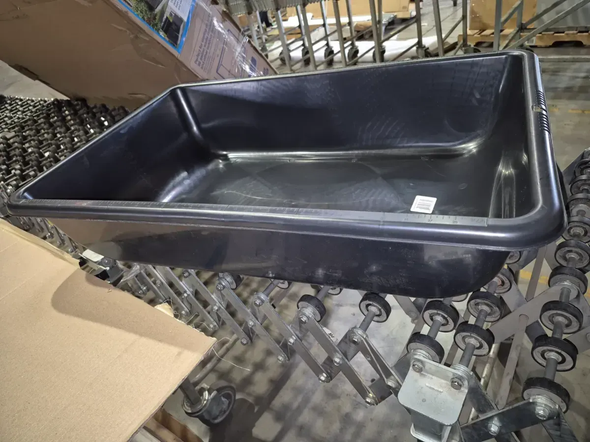 (Pack of 5 ) Black Large Concrete Mixing Tub - image 3