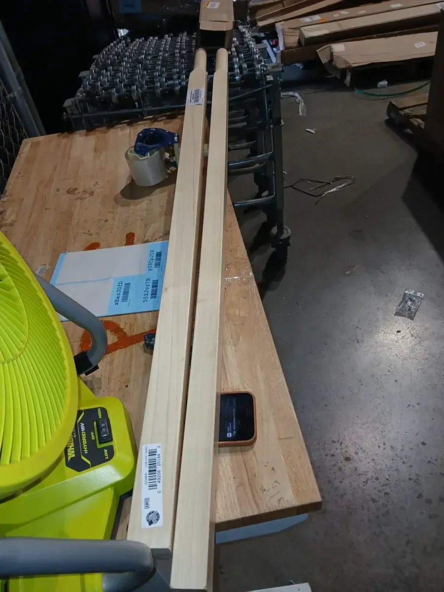 60 in. Hardwood Wheelbarrow Handle (Pack of 2) - image 2