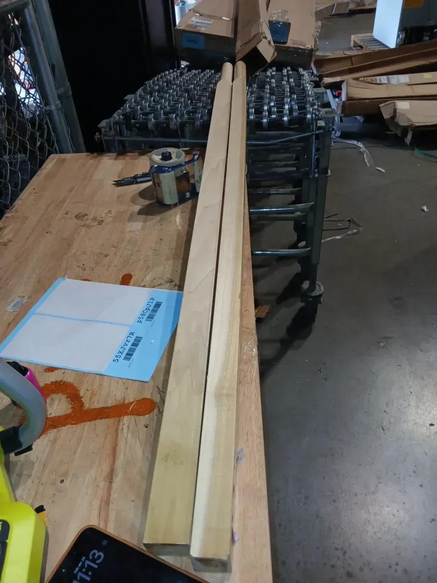 60 in. Hardwood Wheelbarrow Handle (Pack of 2) - image 2